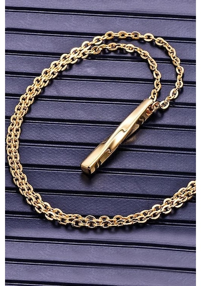 Chavin Gold Kıvrık Çubuk Kadın Çelik Kolye Eb81srx Gold