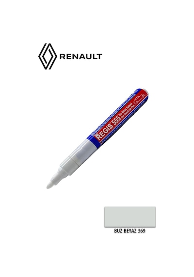 Oto Tam Örtücü Rötüş Kalemleri Renault 369 Buz Beyazı-blanc Çizik Giderici Oto-11971