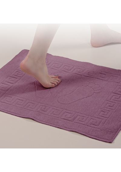 3 Adet %100 Pamuk En Iyi Emici Ayak Havlusu : Konforlu Banyo Paspası 50x70cm Terra Mürdüm