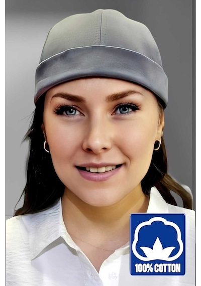 Unisex %100 Pamuklu Docker Şapka Füme