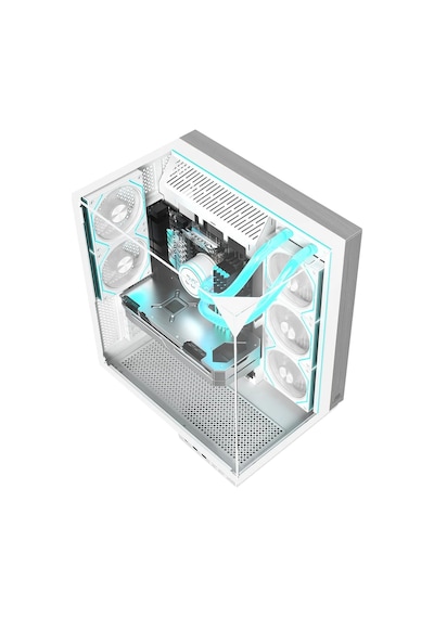 Powerboost Eclıpse Usb 3.0 Usb-c Tempered Glass 8xargb Fanli Atx Mid Tower Beyaz Gaming Kasa