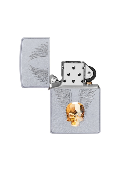 Zippo 205 Gold Skull Design Çakmak