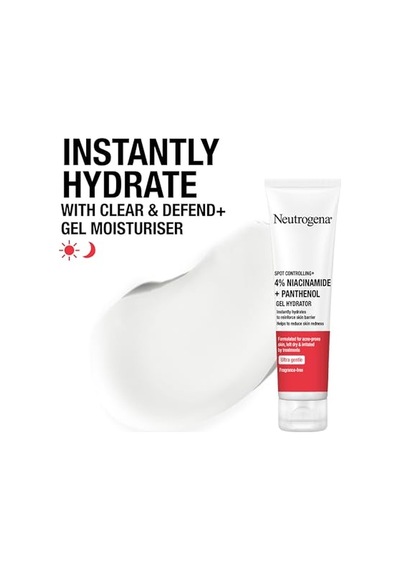 Neutrogena Sivilce Karşıtı+ Jel Nemlendirici %4 Niacinamide + Panthenol 50ml