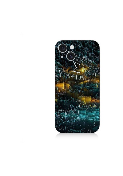 Apple Uyumlu iPhone 15 Plus Matematik Formülleri Desenli Silikon Kılıf Silikon