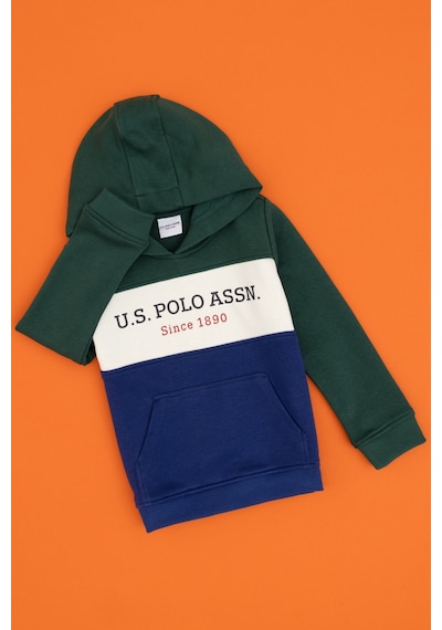 U.s. Polo Assn. Erkek Çocuk Koyu Yeşil Sweatshirt 50313969-vr079 Koyu Yesıl