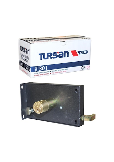 Tursan 301 Trajlı Kilit Kare Tip