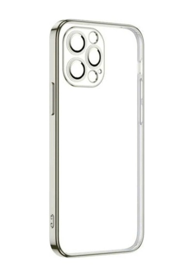 Apple Uyumlu iPhone 13 Pro Kılıf Zore Krep Kapak Gümüş