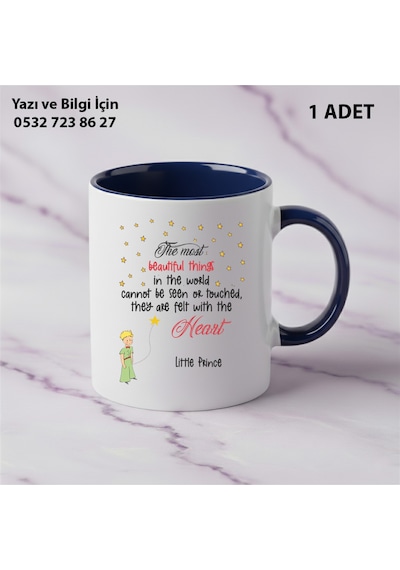 Küçük Prens Baskılı The Little Prince Kupa Bardak Lacivert