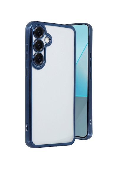 Galaxy S25 Kılıf Razer Lensli Silikon - Lacivert