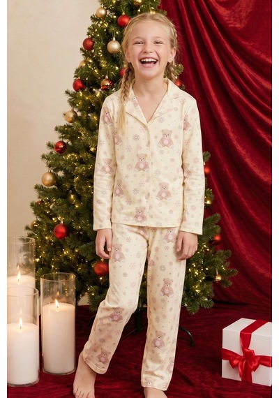 Siyah İnci Yılbaşı Temalı Desenli Termal Kumaşlı Ultra Soft Yumuşak Düğmeli Örme Pijama Takımı 26226817 Açık Sarı Siyah İnci Yılbaşı Temalı Desenli Termal Kumaşlı Ultra Soft Yumuşak Düğmeli Örme Pijama Takımı 26226817 Açık Sarı