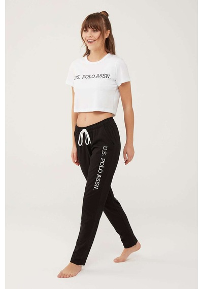 U.S. Polo Assn. Kadın Siyah Pijama Altı 16601 Siyah