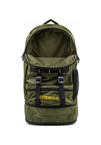 Dağcı Çantası Kolonlu Haki 60 L Outdoor Trekking Sırt Çantası 57x37x19 Cm Desenli