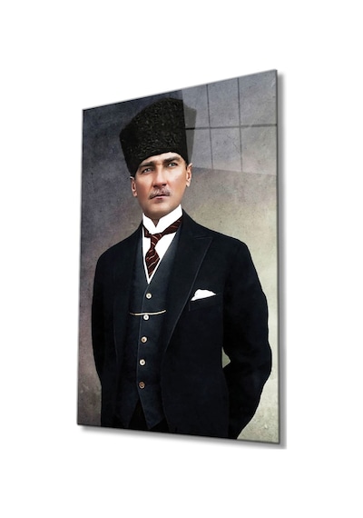 Atatürk 4mm Dayanıklı Cam Tablo Temperli Cam
