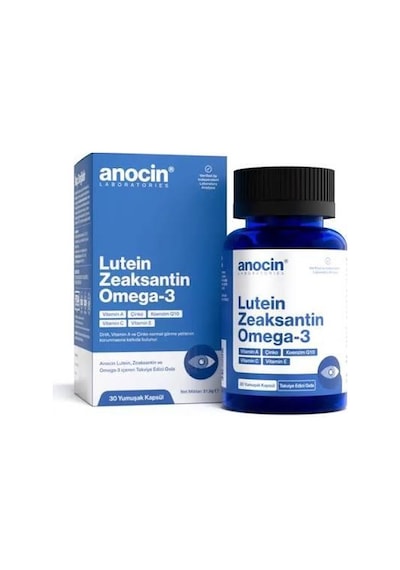 Anocin Lutein & Zeaksantin & Omega 3 & Vitamin A Complex 30 Kapsül