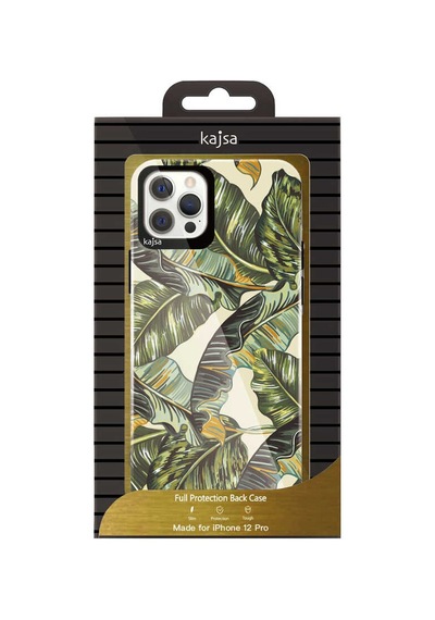 Kajsa Apple Uyumlu iPhone 12 Pro Kılıf Çiçekli Kajsa Botanic Kapak ZORE-216537