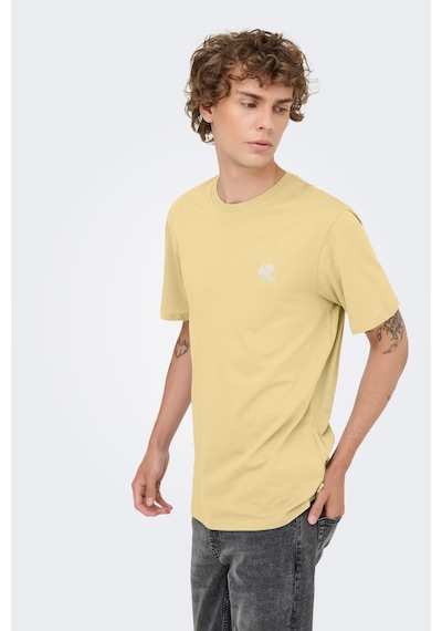Only & Sons Onsmaxım Ctn Reg Ss Tee Sarı
