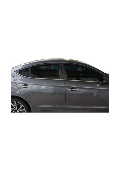 Hyundai Elantra 6 Cam Çıtası 4  Prç Krom 2016 ve Sonrası