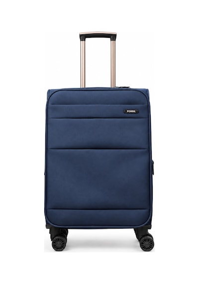 Fossil Unisex Kumaş Orta Boy Ultra Hafif Şifreli Körüklü Kendi Etrafında Dönebilen Valiz 023-02 Lacivert
