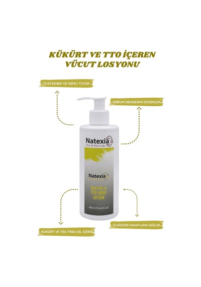 Natexia Yetişkinler İçin Scaderm Sülfür&tto Vücut Losyonu %12,5 250 Ml