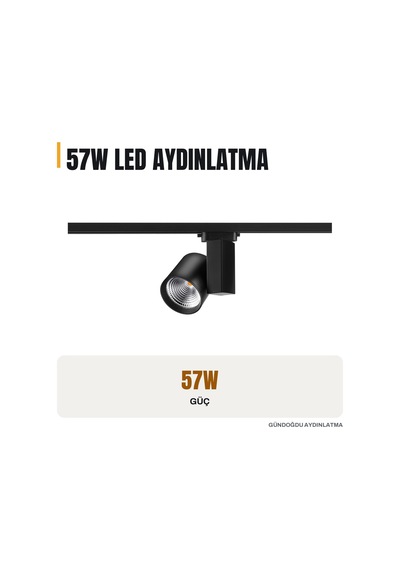 Goya 57w Samsung Ledli Ray Spot Mağaza Aydınlatma Armatürü - Gy-3625-57 Diğer