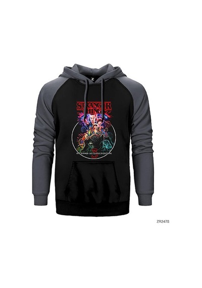 Stranger Things Season 3 Sarı Renk Reglan Kol Sweatshirt / Hoodie