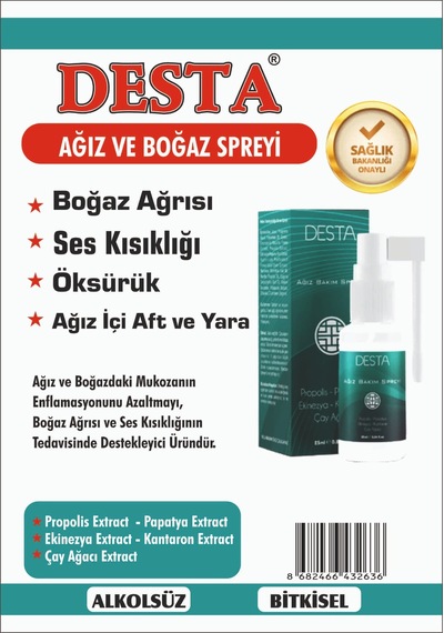 Desta Ağız Ve Boğaz Sprey 25 ML
