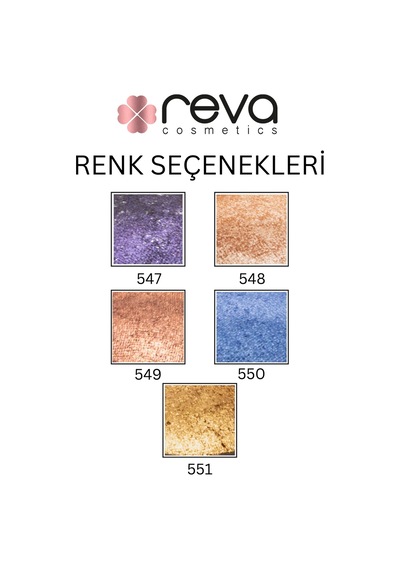 Reva Terracotta Far & Terracotta Eyeshadow RV548 Pudra Pembe