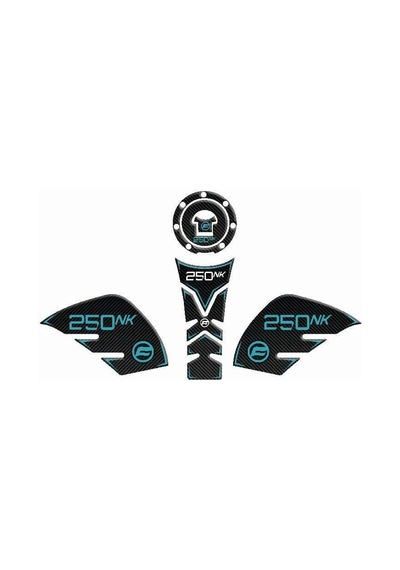 Cf Moto 250 Nk 2018 - 2022 Uyumlu Tank Pad Set 001 Çok Renkli