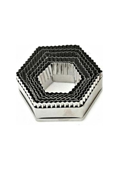 Volovan Metal Set 6 Parça - Altıgen Tırtıklı