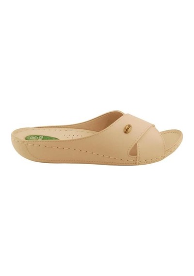 Muya Cyrus 31124-551 Topuk Jelli Anatomik Taban Kadın Terlik Full Krem 36-40 Krem