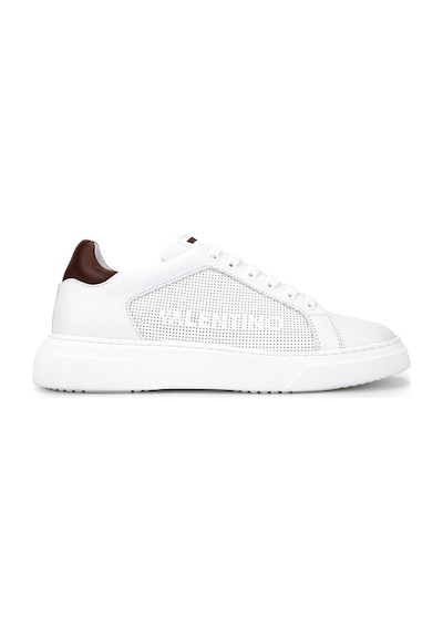 Mario Valentino Erkek Hakiki Deri Beyaz Sneakers & Spor Ayakkabı 1040 92s3913 Erk Ayk Y26 Bıanco/marrone