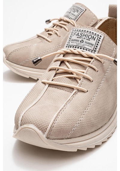 Mcaserıng Ortopedik Tabanlı Günlük Kadın Babet Spor Sneaker Ayakkabısı Siyah-1