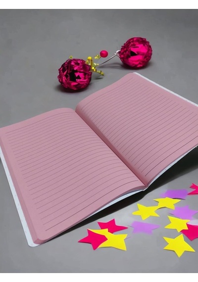 "iyi Ki Doğmuşsun" A5 Pembe Renk Kağıt Çizgili 80 Yaprak
