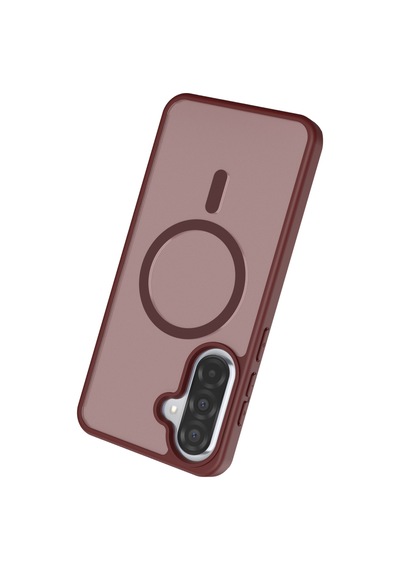 Joko Samsung Uyumlu Galaxy A56 Jota Magsafe Kapak - Bordo Çok Renkli