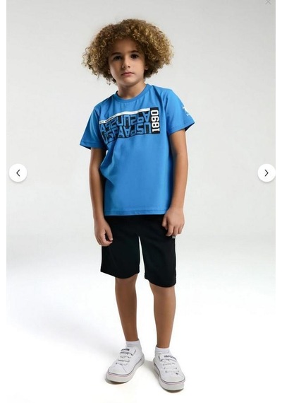 Aykidsclup U.s. Polo Assn Erkek Çocuk Bermuda Takım 2051-m Mavi