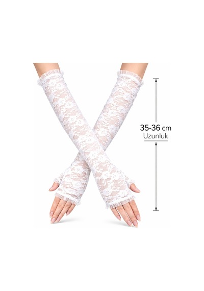 Go İthalat Uzun Zarif Dantel Eldiven Parmaksız Beyaz 35 Cm 5671 Çok Renkli Çok Renkli Go İthalat Uzun Zarif Dantel Eldiven Parmaksız Beyaz 35 Cm 5671 Çok Renkli Çok Renkli