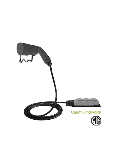 Plugen V2l Adaptör 5 Metre 3'lü Uzatma Prizli - Mg Uyumlu Araçtan 220v Priz Çıkışı S/g