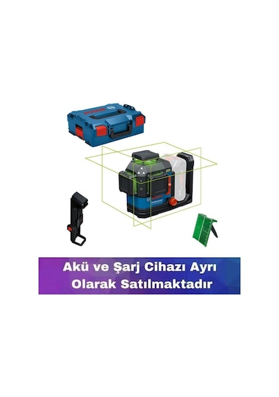 Bosch Gll 18v-120-33 Cg Yeşil Çizgi Lazer Akü Ve Şarj Yoktur 0601065101