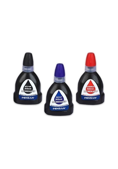 Tahta Kalemi Mürekkebi 100ml Siyah+kırmızı+mavi Diğer