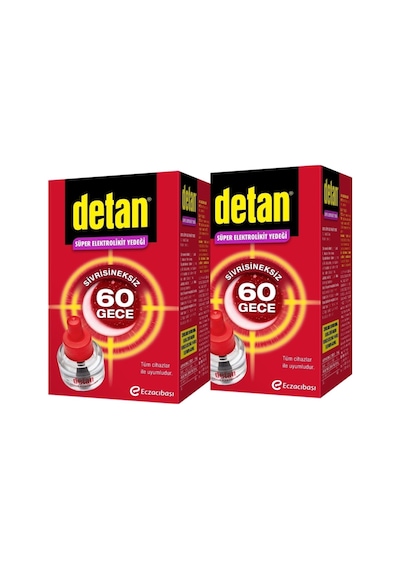 Detan Süper Elektrolikit Yedek 60 Gece X 2 Adet