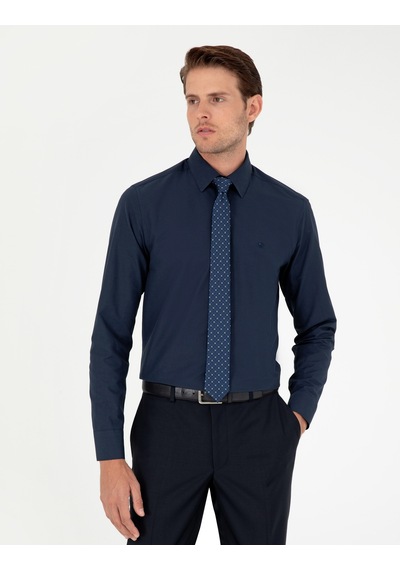 Pierre Cardin Erkek Lacivert Gömlek Basic 50292552-vr033 Lacivert