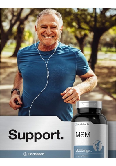Horbäach Msm 3000mg 300 Coated Taplets Methylsulfonylmetha...