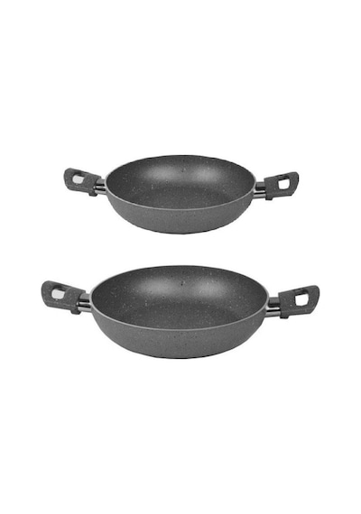 Mehtap Granit Sahan Seti 18 Cm Ve 24 Cm