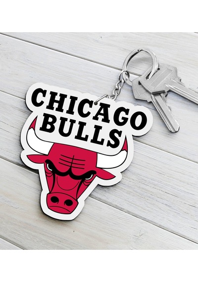 Nba Chicago Bulls Ahşap Anahtarlık