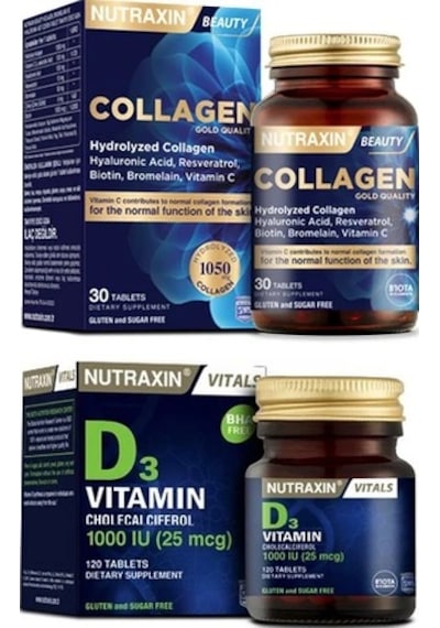 Nutraxin Vitamin Ve Mineral Takviyesi -nutraxin D3 Vitamini 120 Tablet