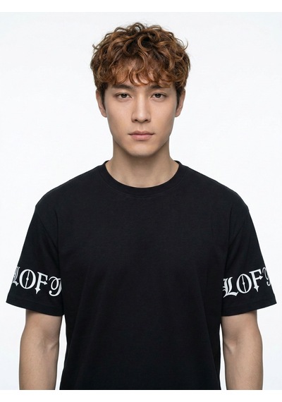 LOFT Loose Fit Erkek Tshirt K.kol Lf2042372 Q1.v1 Siyah