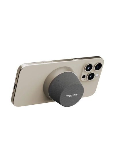 Momax 1-vibe Go Magnetic Wireless Taşınabilir Kablosuz Hoparlör Titanium