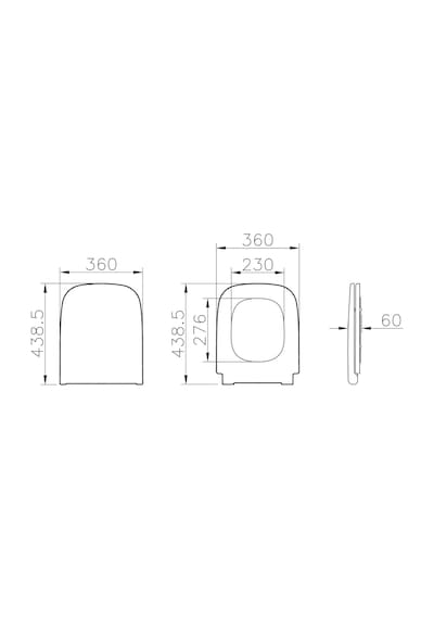 VitrA S20 147-003-909 Yavaş Kapanır Klozet Kapağı Beyaz