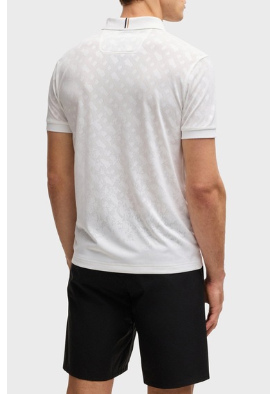 Boss Erkek Polo Yaka T Shirt 50538106 100 Beyaz Beyaz