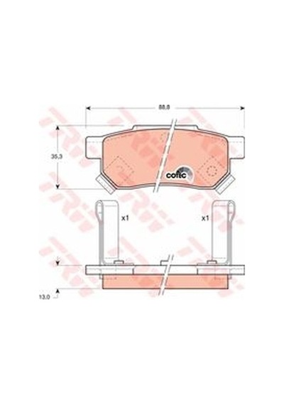 Honda Civic City Jazz Arka Fren Balata Takımı 43022-sd2-a00 43022
